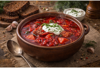 Red borscht (Fully Cooked & Ready to Eat)