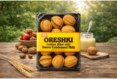 Oreshki Cookies with Sweet Condensed Milk, 300 g