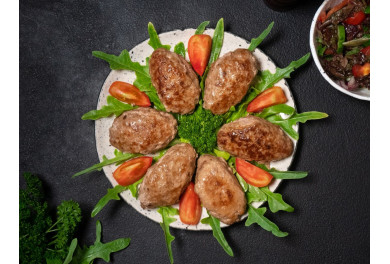Pork and beef cutlets