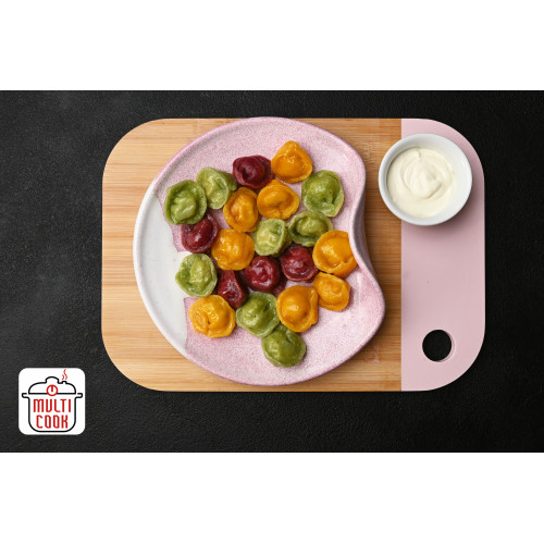 Children’s Chicken Pelmeni (Colorful Dumplings)