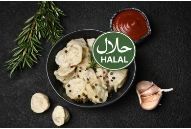 HALAL Chicken pelmeni (dumplings)