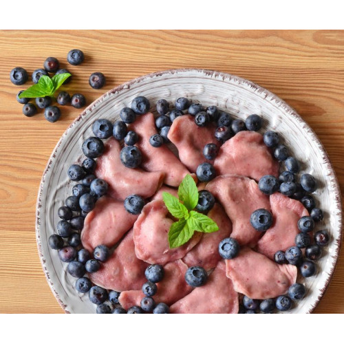 Blueberry Pierogy (Varenyky) – Sweet Dumplings with Blueberries