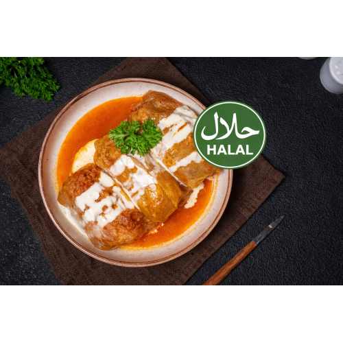 Halal Beef Cabbage Rolls (Frozen Ready Meal)